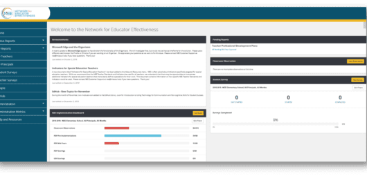 Educator Evaluation System - Dashboard