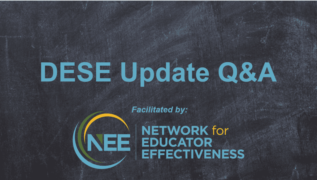Title Card: DESE Update Q&A