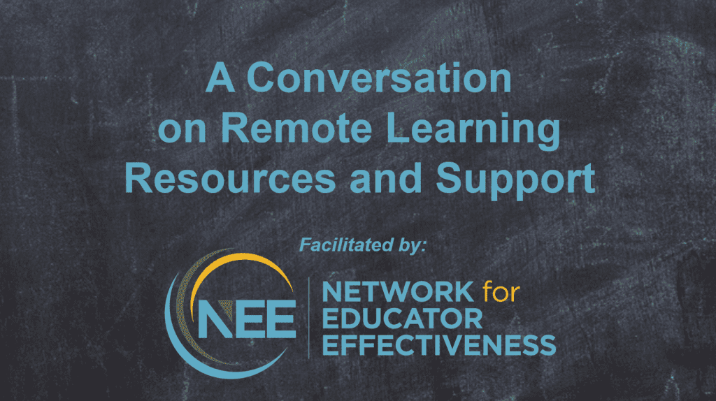 Remote learning title card