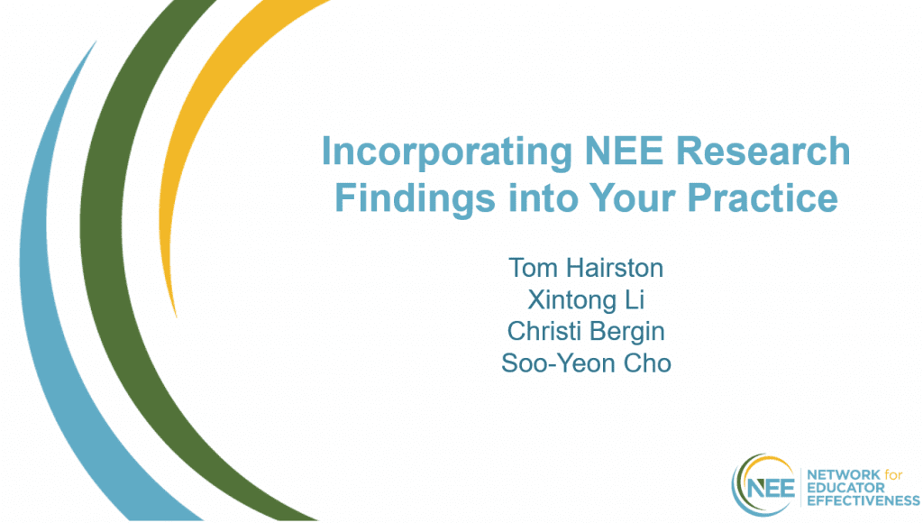 Webinar: Incorporating NEE Research Findings Into Your Practice ...